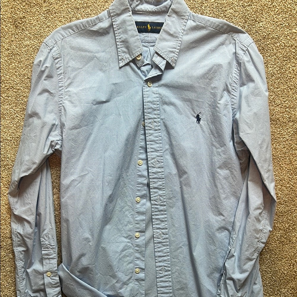 Polo by Ralph Lauren Men's Blue Shirt